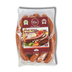 Halal-Rindfleischwürstchen in Naturdarm – Würzige BBQ-Würstchen