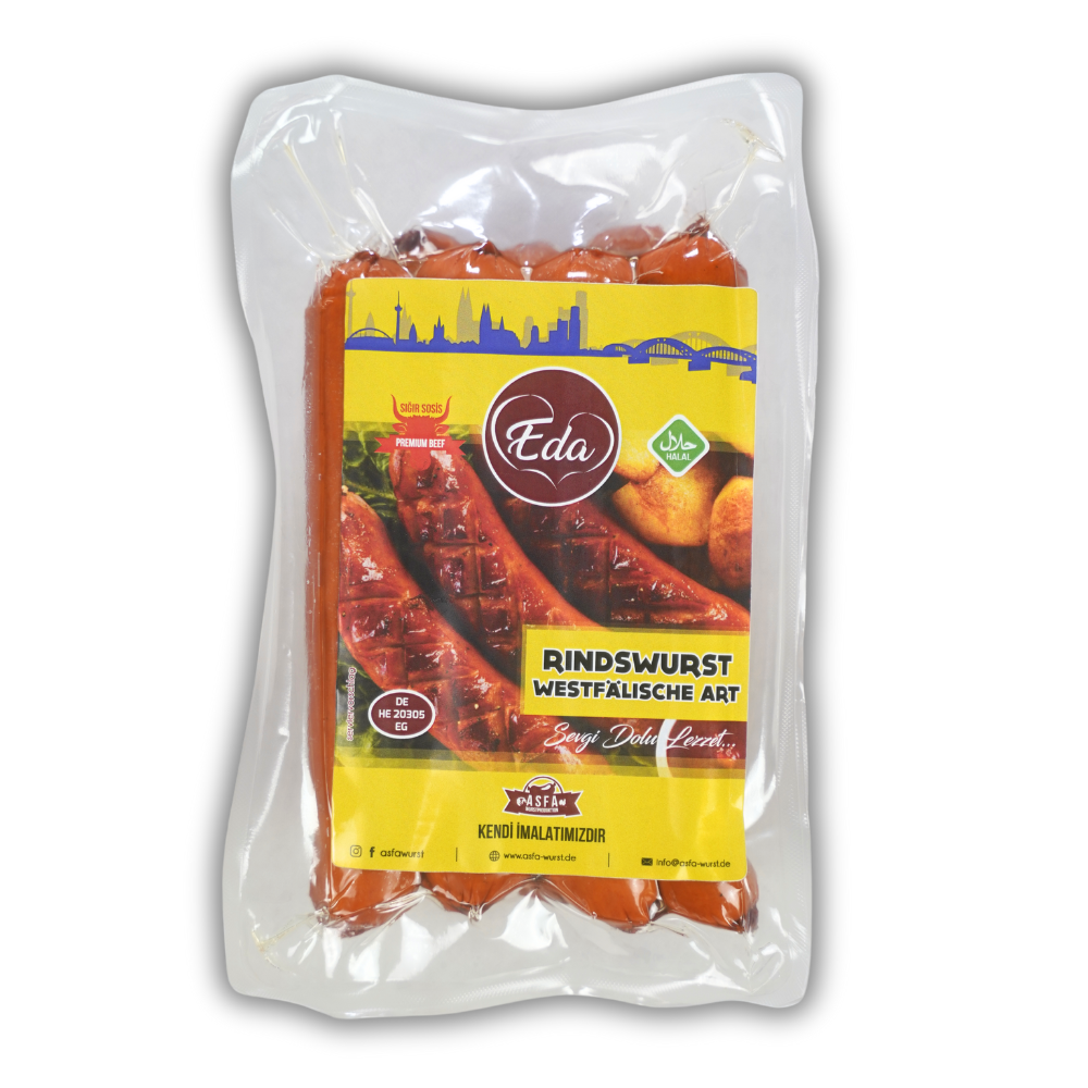 Westfälische Rinderwurst – Halal-Grillwurst